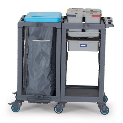 Fantom Тележка для уборки Procart 3350 с набором принадлежностей, отсек для мусора - Fantom