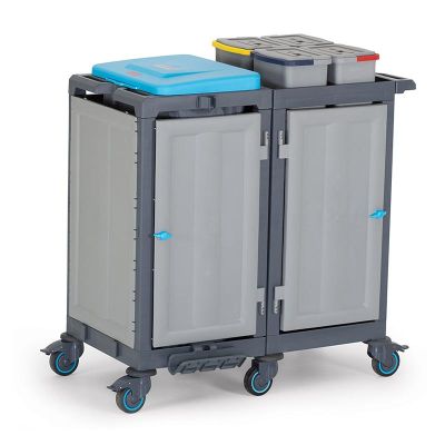 Fantom Тележка для уборки Procart 3351 с набором принадлежностей, отсек для мусора - Fantom