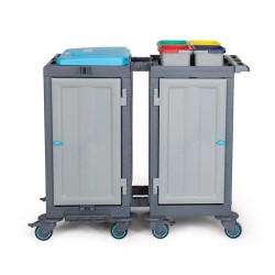 Fantom Procart 3351SP Cleaning Trolley with Accessory Set, Garbage Compartment - 2