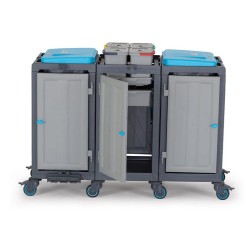 Fantom Procart 3352 3 Dolaplı Temizlik Arabası, Çöp Bölmeli - 2