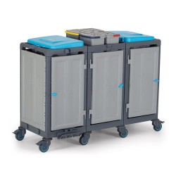 Fantom Тележка для уборки Procart 3352 с 3 шкафами, отсек для мусора - 3
