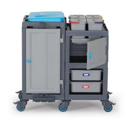 Fantom Procart 3362 Drawer Cleaning Trolley with Garbage Compartment - Fantom (1)
