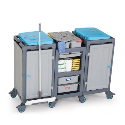 Fantom Procart 3363 Çekmeceli Temizlik Arabası, Çöp Bölmeli - 3
