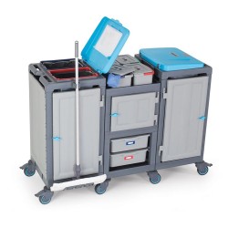 Fantom Procart 3364 Çekmeceli Temizlik Arabası, Temizlik ve Çöp Bölmeli - 4