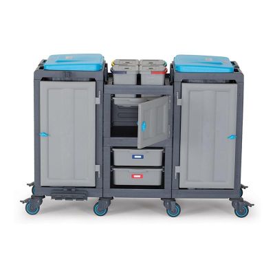 Fantom Procart 3364 Çekmeceli Temizlik Arabası, Temizlik ve Çöp Bölmeli - 1