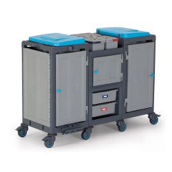 Fantom Procart 3364 Drawer Cleaning Trolley, Cleaning and Garbage Compartment - 2