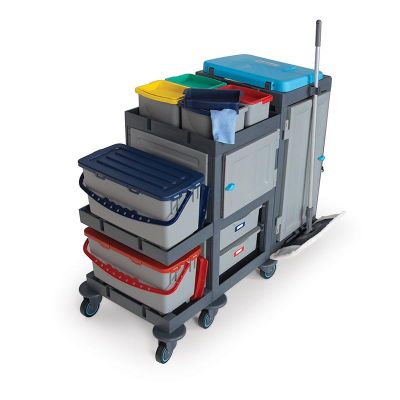 Fantom Procart 3366 Drawer Cleaning Trolley with Bucket Set - Fantom