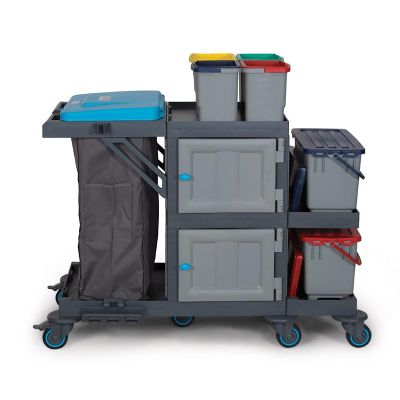 عربة التنظيف Fantom Procart 338 Procart 338 مع طقم دلو وحجرة قمامة - Fantom