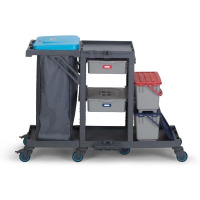 Fantom Procart 341 Çekmeceli Temizlik Arabası, Kova Takımlı - 1