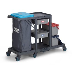 Fantom Procart 341 Drawer Cleaning Trolley with Bucket Set - 2