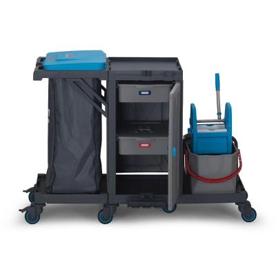 Fantom Procart 343 Pres Kovalı Temizlik Arabası, Çöp Bölmeli - 1