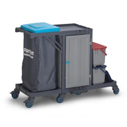 Fantom Procart 344 Drawer Cleaning Trolley with Bucket Set - 3