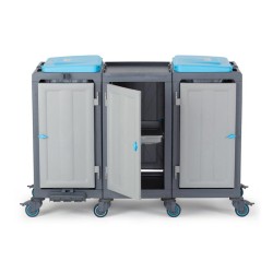 Fantom Procart 354 Cabinet Cleaning Trolley with Garbage Compartment - 2