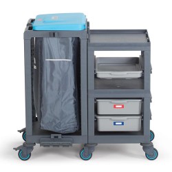 Fantom Procart 360 Тележка для уборки с ящиками и отсеком для мусора - 1