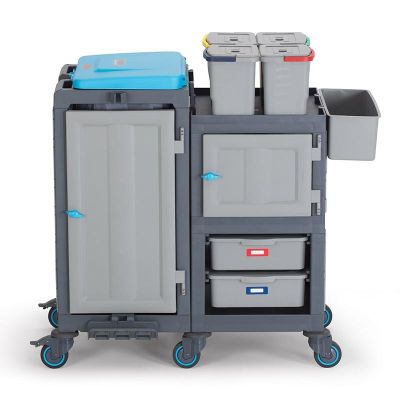 Fantom Procart 361 Ведро для уборки ящиков Тележка для уборки с отсеком для мусора - Fantom