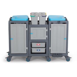 Fantom Procart 362 Drawer Cleaning Bucket Cleaning Trolley with Garbage Compartment - 1