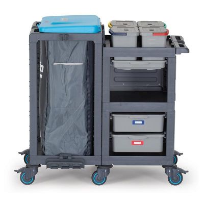 Fantom Procart 3660 Ведро для чистки ящиков Тележка для чистки с отсеком для мусора - Fantom