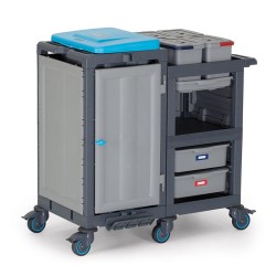 Fantom Procart 3661 Drawer Cleaning Bucket Cleaning Trolley with Garbage Compartment - 2