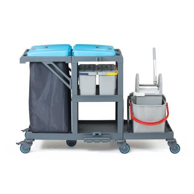 Fantom Procart 371 Temizlik ve Pres Kovalı Temizlik Arabası, Çöp Bölmeli - 1