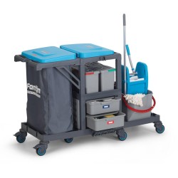 Fantom Procart 372 Cleaning and Press Bucket Cleaning Trolley - 3