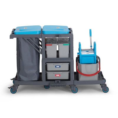 Fantom Procart 372 Temizlik ve Pres Kovalı Temizlik Arabası - 1