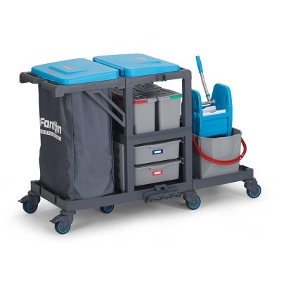 Fantom Procart 372 Temizlik ve Pres Kovalı Temizlik Arabası - 2