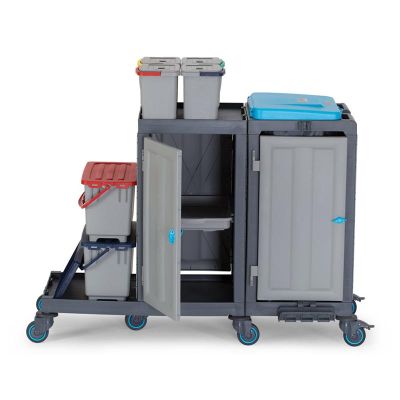 Fantom Procart 380 Dolaplı ve Kova Takımlı Temizlik Arabası - 1