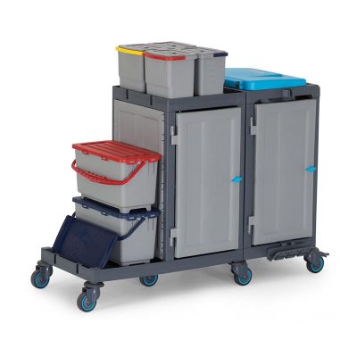 Fantom Procart 380 Dolaplı ve Kova Takımlı Temizlik Arabası - 2