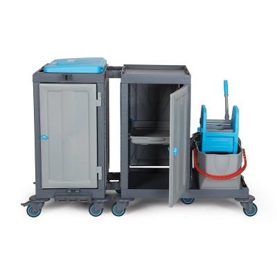 Fantom Procart 381SP Dolaplı ve Kova Takımlı Temizlik Arabası - 2
