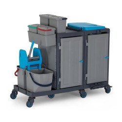 Fantom Procart 382 Тележка для уборки со шкафом и набором ведер - 3