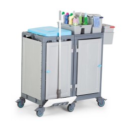 Fantom Procart 383 Тележка для уборки со шкафом и набором принадлежностей - 4