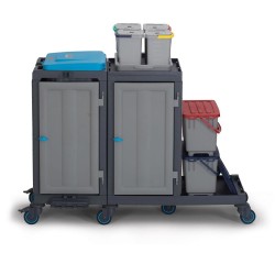 Fantom Procart 384 Тележка для уборки с ящиками и наборами принадлежностей - 1