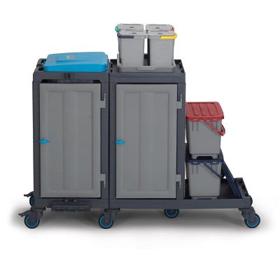 Fantom Procart 384 Тележка для уборки с ящиками и наборами принадлежностей - Fantom