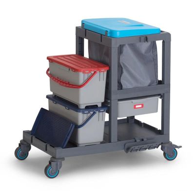 عربة التنظيف Fantom Procart 392 Procart 392 مع مجموعة أدراج ودلو - Fantom