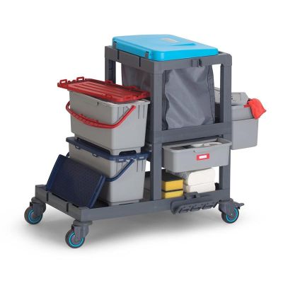 عربة التنظيف Fantom Procart 392 Procart 392 مع مجموعة أدراج ودلو - Fantom
