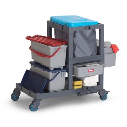 Fantom Procart 392 Тележка для уборки с ящиками и комплектом ведер - 3