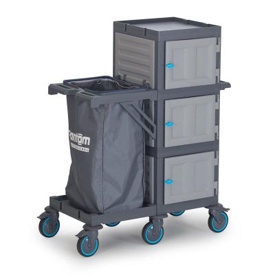 Fantom Procart 402 Dolaplı Kat Arabası, Çöp Bölmeli - 2