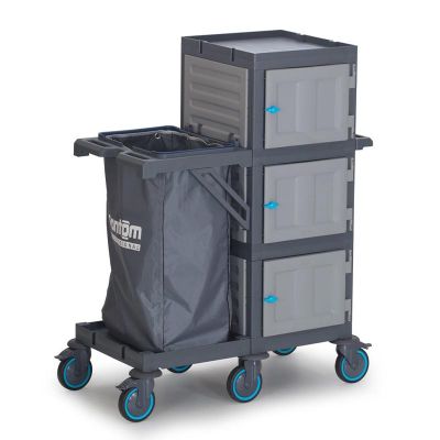 عربة أرضية Fantom Procart 403 مزودة بأدراج، حجرة قمامة - Fantom