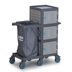 Fantom Procart 403 Напольная тележка с ящиками, отсек для мусора - 3