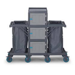 عربة أرضية Fantom Procart 405 مزودة بأدراج، 2 حجرة قمامة - 1