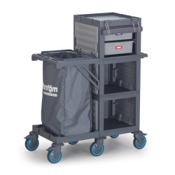 Fantom Procart 408 Напольная тележка с брезентовым ящиком и отсеком для мусора - 2