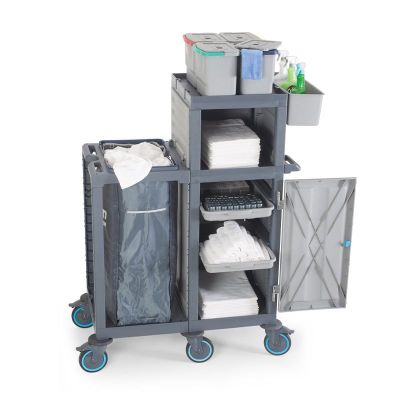 Fantom Procart 410 Dolaplı Kat Arabası, Çöp Bölmeli - 4