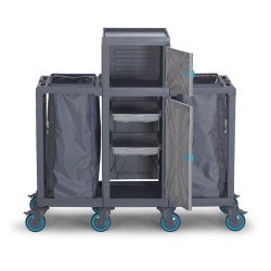 Fantom Procart 414 Напольная тележка со шкафами, 2 отсека для мусора - 3