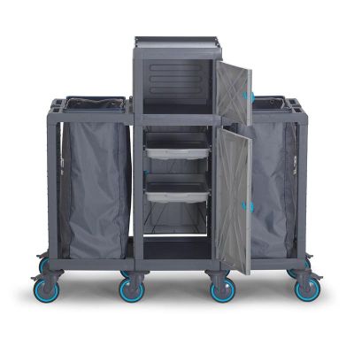Fantom Procart 414 Напольная тележка со шкафами, 2 отсека для мусора - Fantom