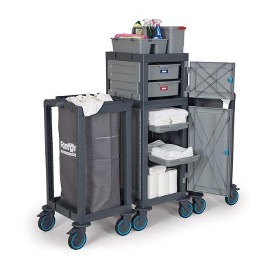 Fantom Procart 415SP Çekmeceli Kat Arabası, 2 Çöp Bölmeli - 4