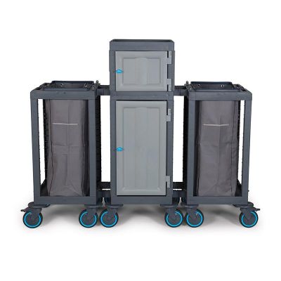 Fantom Procart 415SP Floor Trolley with Drawers, 2 Garbage Compartments - Fantom