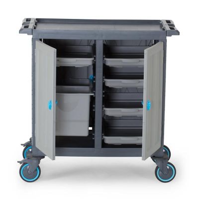 Fantom Procart 423 Dolaplı Kat Arabası, Atık Kovalı - 2