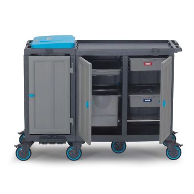 Fantom عربة أرضية ذات أدراج 426 من Procart 426 مع حجرة للقمامة - Fantom