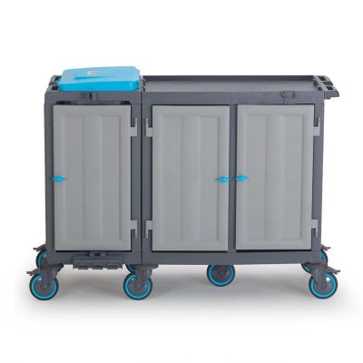 Fantom Procart 426 Drawer Accessory Floor Trolley with Garbage Compartment - Fantom