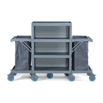Fantom Procart 430 3 Katlı Kat Arabası, 2 Çöp Bölmeli - 1